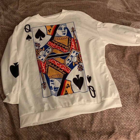 queen of spades sweatshirt